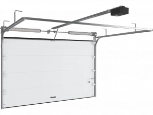 Гаражные секционные ворота RSD02 Doorhan из стальных сэндвич-панелей с торсионным механизмом (2200*3100)